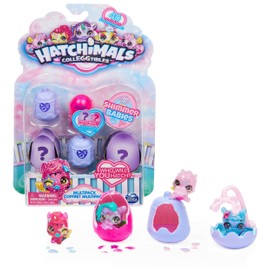 Hatchimals CollEGGtibles Shimmer Babies Multipack - with 4 Cute Figures and Baby Surprise, for Children from 5 Years