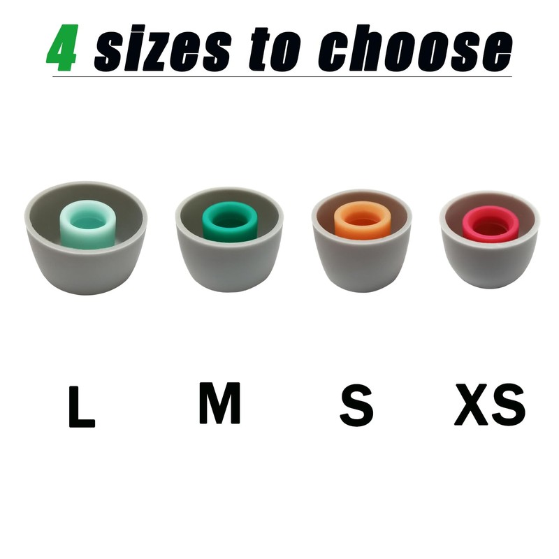 Luckvan Soft Silicone Ear Tips for Sony WF-1000XM5/WF-1000XM4 Replacement Tips