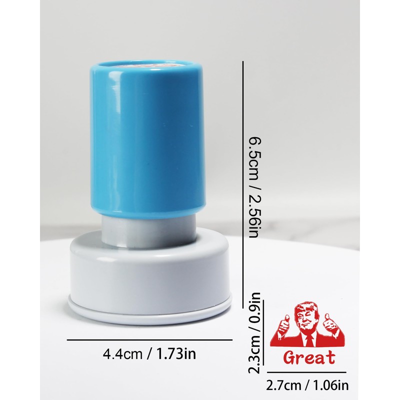 YQBOOM Tru Stamps Self Inking Stamper for Tru 2024 Rubber