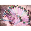 24 Packs Bulk Mini Alien Bubble Wands for Kids 3-5