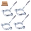 SKIR'CO (Pack of 4 pcs) Pipe Brackets for Ø 47-51