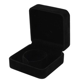 Udewo 1 PCS Velvet Bracelet Box, Single Bracelet Gift Box Velvet Jewelry Box Black Bracelet Box Jewellery Boxes Jewelry Gift Box Velvet Bangle Gift Box with Lids Cardboard for Presents Jewellery