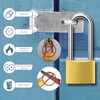 Ankilo Padlock with Key, Waterproof Solid Brass Key Lock with