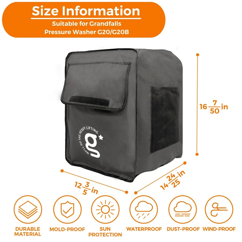 Giraffe Tools G20 / G20B Grandfalls Pressure Washer Cover UV