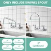 12” Swivel Swing Nozzle Spout for Commercial Kitchen Sink Faucet,Stainless
