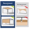 VICLLAX 90% Shade Fabric Sun Shade Cloth with Reinforced Grommets,