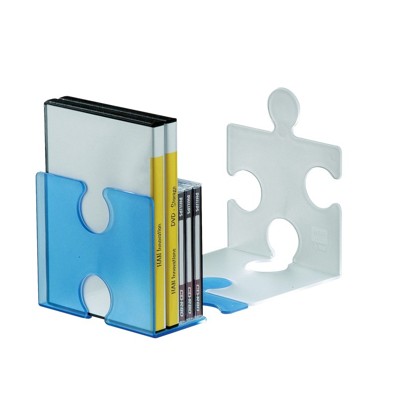 Han Puzzle CD Stand/Bookend, Sleek, Innovative And Very Stable Set