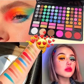 Hyl Conjunto Completo De Sombras Cos, 78 Cores, Nud Color .