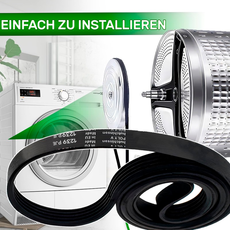 V-belt washing machine Poly-V 1239 PJE 5 with original code