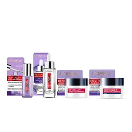 L'Oréal Paris Kit Revitalift Ácido Hialurónico: Sérum Rostro Sérum de Ojos Crema de Día y Crema de Noche Revitalift Ácido Hialurónico