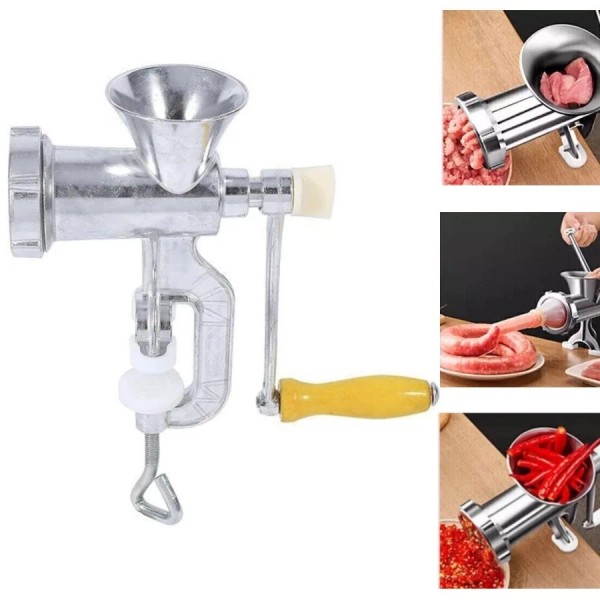 Unbranded Meat Grinder Mincer Stuffer Heavy Duty Manual Sausage Filler