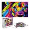 Hanylish Rompecabezas 1000 Piezas León A Colores Para Adultos
