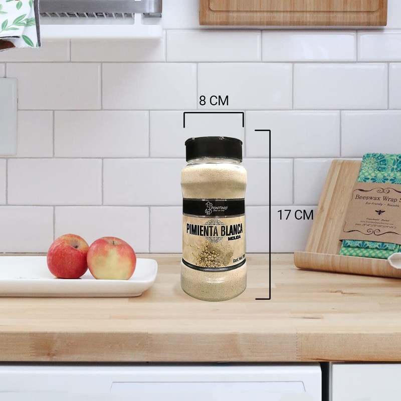 Pontino Pimienta blanca molida, 310 g