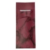 Cutlery Pockets with Napkin Bordeaux Marbled 20 cm Pack of