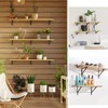 6 Pack Heavy Duty Shelf Brackets, 90 Degree Right Angle