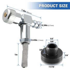 AKSGKGQ Fuel Gas Tank Grommet & Shut Off Valve Fit Coleman Powermate 4200 5000 Generator, MTD Cad Lawn Mower, Tiller replace 951-0171 Fuel Shut Off Valve 735-0149 Fuel Tank Bushing