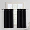 PONY DANCE Net Curtains Opaque Short Curtains Kitchen Eyelet Curtain