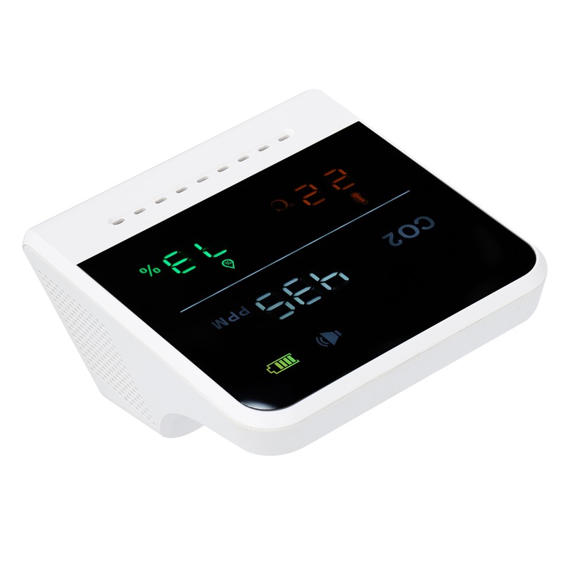 Carbon Dioxide Detector Digital Air Quality Tester with Temperature Humidity