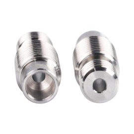 3D FREUNDE All-metal titanium heatbreak for E3D V6, Prusa i3 hotend for 1.75 mm filament, titanium alloy TC4, titanium throat