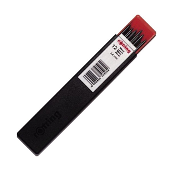 rOtring Lead Refills Extra Strong 2.0mm 2H (12 Leads)