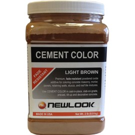 CEMENT COLOR 2 lb. Light Brown Fade Resistant Cement Color