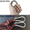 Rtudan 4 Inch Spring Snap Hook Carabiner - 304 Stainless
