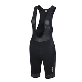 Airtracks Women's Cycling Shorts with Straps Short Pro Line Cycling Shorts Pro Short MTB Cycling Shorts Mountain Bike 3D Coolmax Padded Breathable Reflectors XS S M L XL XXL 3XL 4XL - Black - S -