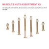 cSeao 100pcs M6 Baby Bed Crib Screws Hardware Replacement Parts