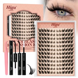 Fox Eye Lash Clusters Kit, Wispy Lash Clusters