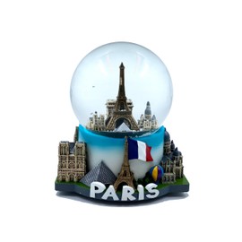 VILLA CRAFT Paris Musical Snow Globe (Color)