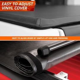 CAAP DRIVEN Soft Roll-Up Tonneau Cover Compatible with 2007-2021 Toyota Tundra 5.5 ft. Fleetside Bed CAAP-RU-056-TTC