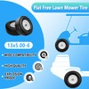 【UPGRADED】13x5.00-6 Flat Free Lawn Mower Tire and Wheel, 13x5.00-6 Zero