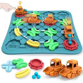 STEM Educational Toys Logic Road Maze Puzzle Brain Teaser Board Game Montessori Educational Toys 3-7 Years Old Boys Girls Birthday Christmas Gift (29 Pieces)