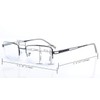 5-Pack Eyekepper Rectangle Metal Half-Rim Spring Hinges Reading Glasses Include