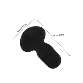 Baluue Women's Heel Sticker Tape 4 Pairs High Heel Inserts Friction Slip Soft Thickened Half-size Travel Friendly