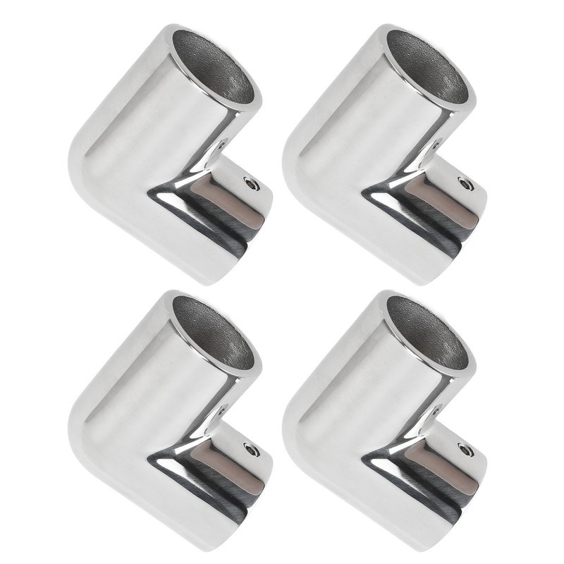 4PCS 2 Way 90 Degree Boat Hand Rail Fitting 25mm