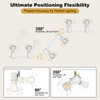 HiBay 6-Light Track Lighting, Directional Ceiling Track Light Fixture, White