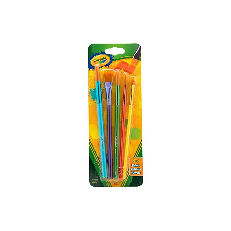 Crayola Arts & Craft Brushes, Assorted 1 ea (Pack of