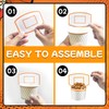 LYART 48Pieces Basketball Hoop Snack Cups for Basketball Birthday Party