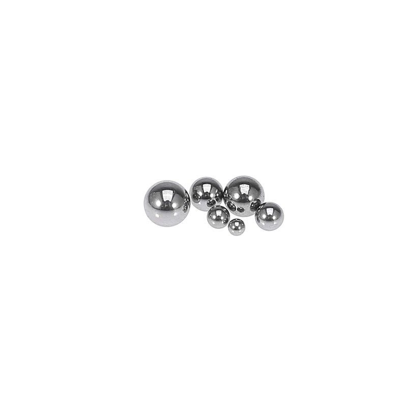 X AUTOHAUX 300pcs 6 Sizes Bicycle Bearing Ball Chrome Steel