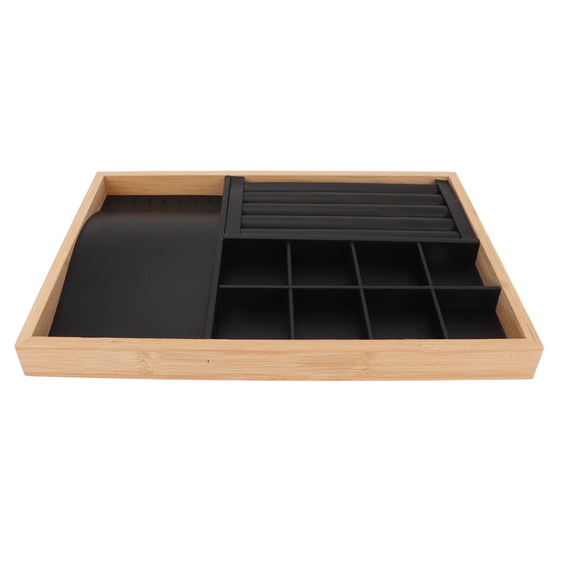 Stackable Jewelry Tray Organizer 3 Purpose Storage Cabinet Drawer Display
