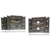 2-1/2" x 3-3/8" Surface Mount Table Corner Apron Brackets -