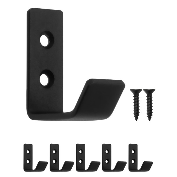 Fuxxer® 5 x Solid Iron Hooks, Coat Hooks, 50 x
