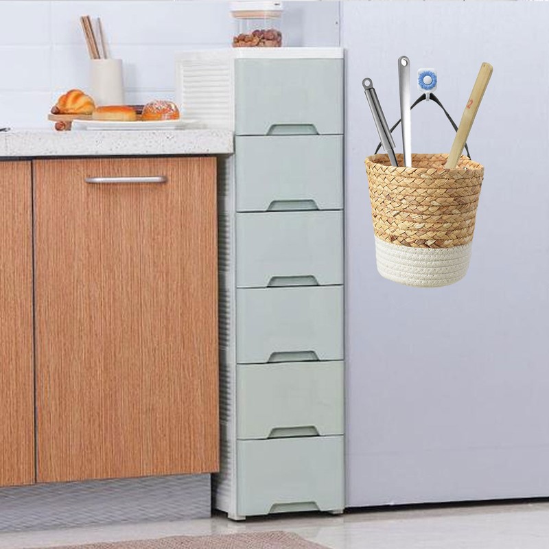 Seagrass Storage Basket Wall Hanging Basket Storage Rack Garden Plant