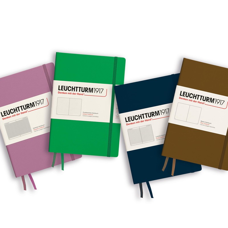 LEUCHTTURM1917 372186 Notebook Medium A5, Hardcover Writing Book, 251 Numbered