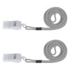 Plume'CHJ Whistle, 2 paquetes de silbatos deportivos de plástico con