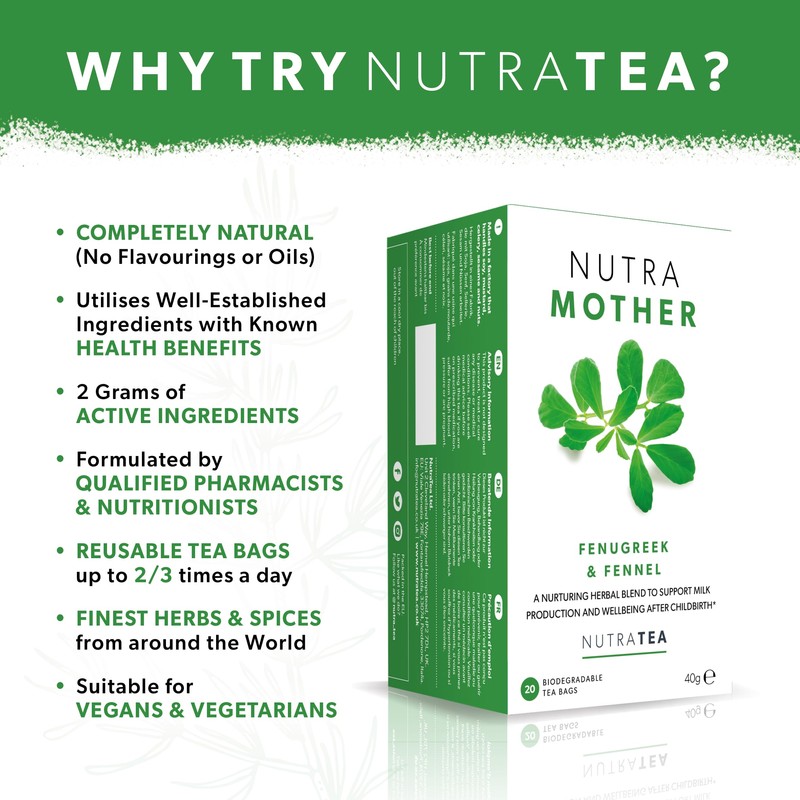 NUTRAMOTHER - Breastfeeding Tea | Lactation Tea | Nursing Tea