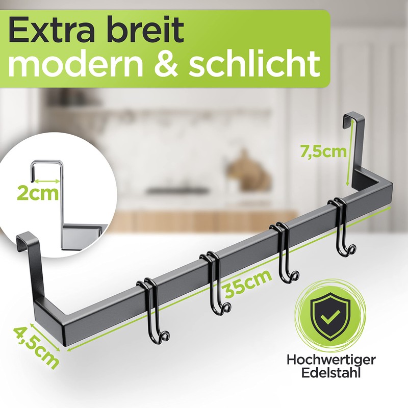 DEELIA® Kitchen Tea Towel Holder | Towel Holder No Drilling