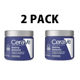 CeraVe Healing Ointment, 2 PACK, Moisturizing Soothes Cracked Dry Skin - 12oz