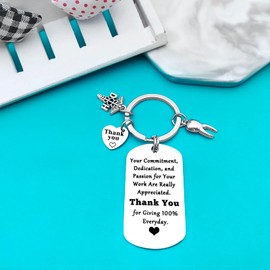 Ximalun Dental Hygienist Gifts Keyring Dentist Appreciation Gifts Dental Assistant Gift Dentist Nurse Gift Christmas Birthday Leaving Retirement Thank You Gifts for Dental Employee Staff Colleague